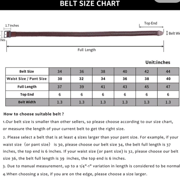 FashGudim Elastic Braided Belt - Picture 2 of 4